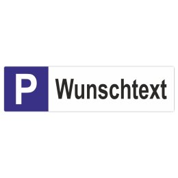Parkschild Parkplatz Reservierung Schild Text nach Wunsch - PrintEngel