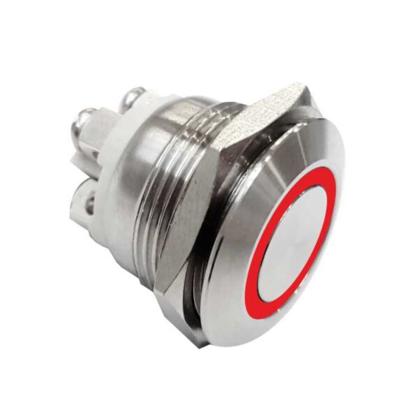 LED-Ring ROT - flacher Taster