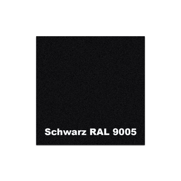 RAL 9005 schwarz